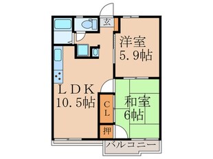 タウニーズの物件間取画像